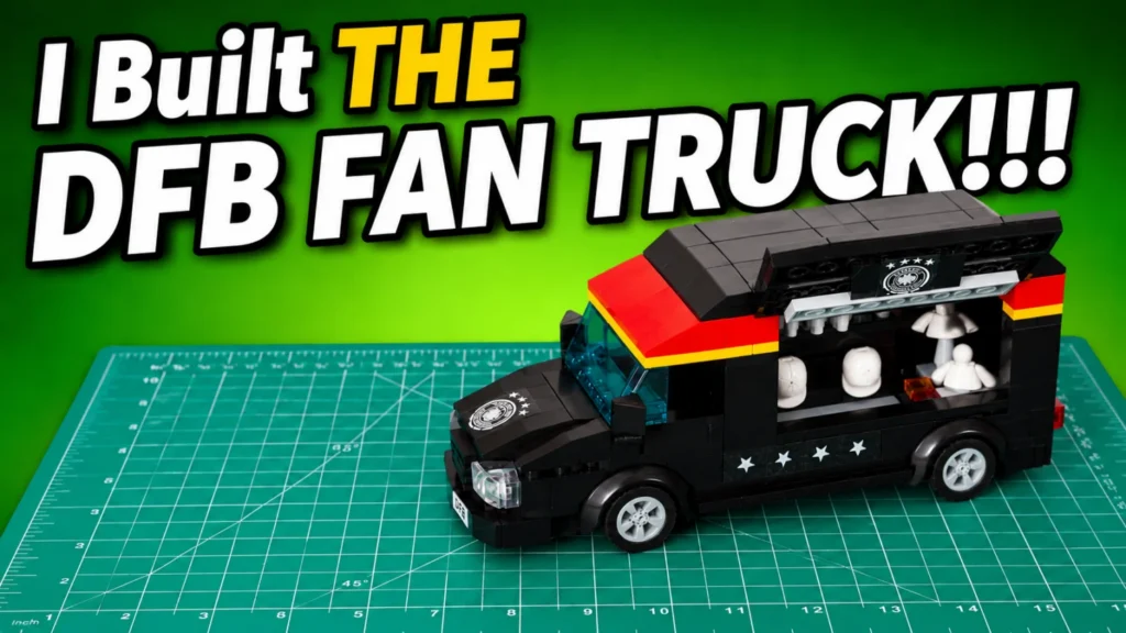 My First Lego Build! I Built the DFB Fan Truck!