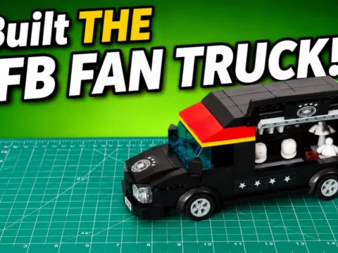 My First Lego Build! I Built the DFB Fan Truck!