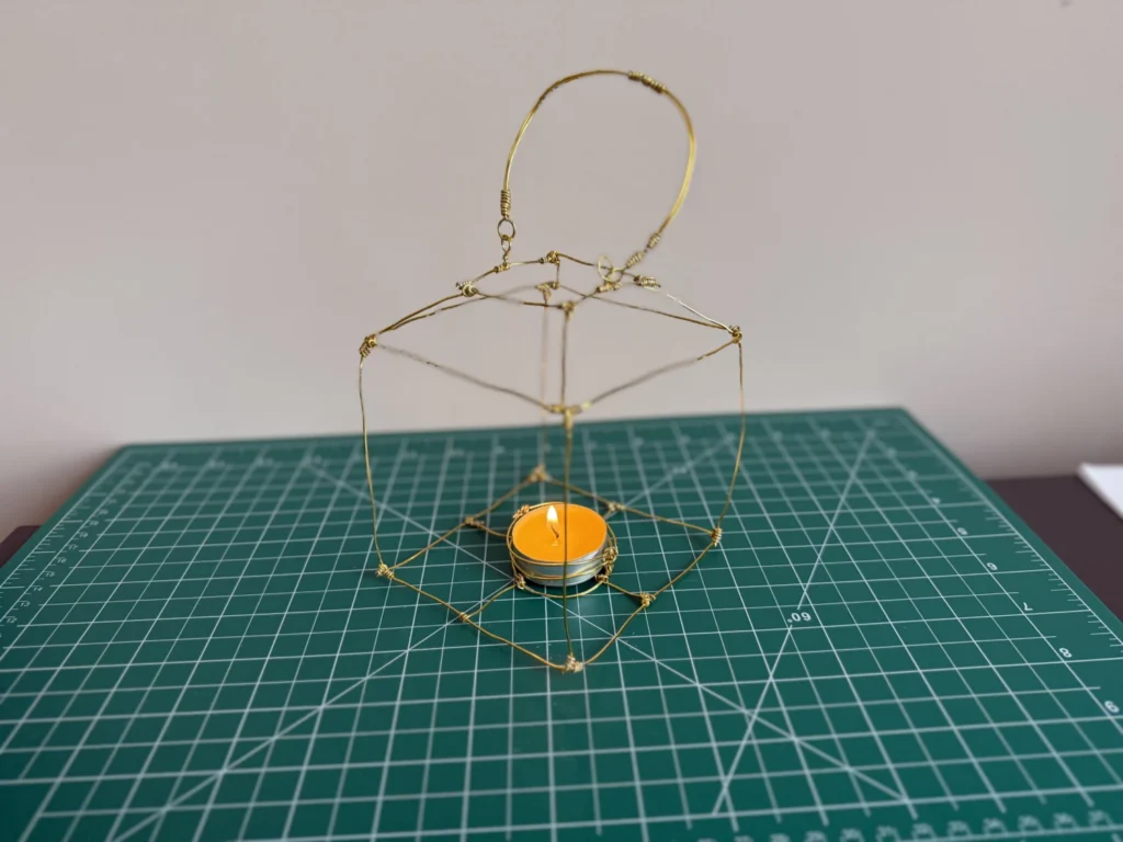 Hero image for Built a Lantern For My First Wire Craft Project.