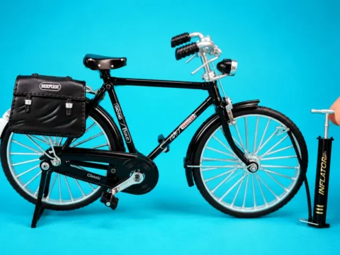 I Built a Tiny Retro Bicycle from Scratch! 🚲 Mini DIY Bike Model Assembly